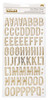 3 Pack - Maggie Holmes Carousel Thickers Stickers 137/Pkg-Swing Alphabet/Gold Foiled Chipboard - 379116 - 718813791168