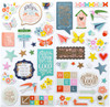 3 Pack Paige Evans Turn The Page Thickers Stickers 5.5"X11" 47/Pkg-Icons/Printed & Matte Gold Foiled Chip 310575
