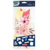 3 Pack - American Crafts Poster Shop Cardstock Ephemera 5.5"X12"-Floral - 345592 - 718813455923