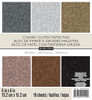 3 Pack - American Crafts Paper Pad 6"X6"-Glitter Metallics - 5A002PLR-1GR5Q - 611356111441