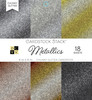 3 Pack - American Crafts Paper Pad 6"X6"-Glitter Metallics - 5A002PLR-1GR5Q