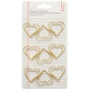3 Pack - American Crafts Paper Clips 9/Pkg-Jumbo Heart - 5A002NHM-1GPY2 - 718813554558