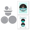 Spellbinders Etched Dies By Mindy Eggen-Speedometer, Classic Road Legends - 5A0031V3-1H3FR