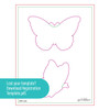Spellbinders Press Plate & Die Set By Lisa Horton-Butterfly Silhouettes Registration 5A0031T2-1H3G0
