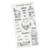 American Crafts Clear Stamp 2/Pkg-Family - 5A002QDL-1GRP6