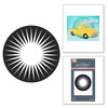 Spellbinders BetterPress Plate By Mindy Eggen-Radiant Starburst, Classic Road Legends - 5A0031VG-1H3H5