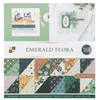 DCWV Premium Paper 12"X12" 36/Pkg-Emerald Flora - 5A002PFC-1GQV9 - 765468046488