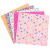Damask Love Paper Pad 12"X12" 48/Pkg-Wild Card - 5A002PSH-1GR1W