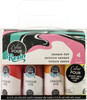 American Crafts Color Pour Resin Dyes .3oz 4/Pkg-Opaque - Warm - CPRDYE1-59676 - 718813596763