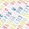 Shimelle Box Of Crayons Thickers Stickers 5.5"X11" 135/Pkg-Alphabet/Multi Chipboard - 346610