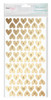 Dear Lizzy Fine & Dandy Thickers Alpha Stickers 5.5x11 2/Pkg-Sparkling Hearts/Gold Foiled Chipboard - 370090 - 718813700900 Dear Lizzy Fine & Dandy Thickers Alpha Stickers 5.5x11 2/Pkg-Sparkling Hearts/Gold Foiled Chipboard - 370090 - 718813700900