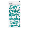 Fancy Free Thickers Alpha Stickers 5.5"X11" 2/Pkg-Fancy/Glittered Foam - 310224 - 718813102247