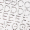 American Crafts Foil Alphabet Stickers-Hardcover-Silver, 198/Pkg - 53284