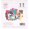 Pink Paislee Single-Sided Paper Pad 6"X6" 36/Pkg-Paige Evans Pick Me Up W/Gold Foil - 310626