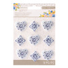3 Pack - K&Company Antique Garden Tile Hearts 9/Pkg- - 30000095 - 015586031904
