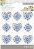 3 Pack - K&Company Antique Garden Tile Hearts 9/Pkg- - 30000095 3 Pack - K&Company Antique Garden Tile Hearts 9/Pkg- - 30000095
