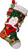 Bucilla Felt Stocking Applique Kit 18" Long-Santa's Festive Frolic - 5A00324D-1H3SH