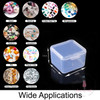 Dress My Craft Clear Storage Box-Mini Square, 3.4x3.4cm 5A003094-1H1SL