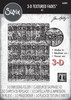 Sizzix 3D Texture Fades Embossing Folder A5 by Tim Holtz-Typewriter - 5A002MVP-1GPB6 - 630454291978