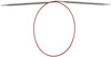 ChiaoGoo Red Lace Stainless Circular Knitting Needles 24"-Size 9/5.5mm 7024-9