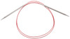 ChiaoGoo Red Lace Stainless Circular Knitting Needles 47"-Size 9/5.5mm 7047-9