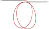 ChiaoGoo Red Lace Stainless Circular Knitting Needles 40"-Size 3/3.25mm 7040-3