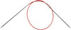 ChiaoGoo Red Lace Stainless Circular Knitting Needles 24"-Size 2.5/3mm - 7024-2-5
