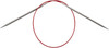 ChiaoGoo Red Lace Stainless Circular Knitting Needles 24"-Size 7/4.5mm - 7024-7