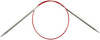 ChiaoGoo Red Lace Stainless Circular Knitting Needles 24"-Size 8/5mm 7024-8