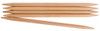 ChiaoGoo Double Point Dark Patina Knitting Needles 6" 6/Pkg-Size 1/2.25mm 1036-1