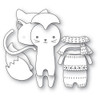 Poppystamps Dies-Nordic Bundled Fox 5A0031QH-1H3B8 - 873980927243