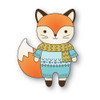 Poppystamps Dies-Nordic Bundled Fox 5A0031QH-1H3B8