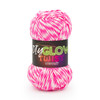 Lion Brand DIY Glow Twist Yarn-Hot Pink - 5A0032DD-1H435 - 023032128085