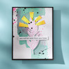Spellbinders BetterPress Plates & Die Set By Dina Wakley-Flourishing, Modern Botanicals - 5A0032MC-1H4BB