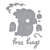 Spellbinders Etched Die From Cheerful Chirps-Free Hugs Oscar - 5A0032MG-1H4BG