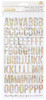 American Crafts Thickers Stickers-Abroad Everywhere Map - AB-TS3-75128 - 814543310294