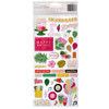 Confetti Wishes Thickers Stickers 5.5"X11" 89/Pkg-Icons & Words/Gold Foil Accent Chipboard - 310657 Confetti Wishes Thickers Stickers 5.5"X11" 89/Pkg-Icons & Words/Gold Foil Accent Chipboard - 310657