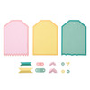 Sizzix Thinlits Set 17/Pkg, Snap and Swap by 49 and Market-Large Tags - 5A002MVT-1GPC4