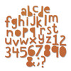 Sizzix Thinlits Dies By Tim Holtz 102/Pkg-Alphanumeric, Cutout Lower .75" Tall - 663074