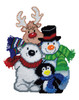 Design Works Plastic Canvas Wall Decor Kit-Winter Pals - 5A0032MM-1H4C8