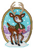 Design Works Plastic Canvas Wall Decor Kit-Vintage Deer - 5A0032NC-1H4CB Design Works Plastic Canvas Wall Decor Kit-Vintage Deer - 5A0032NC-1H4CB