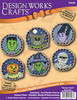 Design Works Counted Cross Stitch Kit 3.25"X3.25" Set of 6-Monster Mash - 5A0032PS-1H4F2 - 021465069067