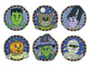 Design Works Counted Cross Stitch Kit 3.25"X3.25" Set of 6-Monster Mash - 5A0032PS-1H4F2