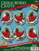 Design Works Counted Cross Stitch Kit 3"X3.5" Set of 6-Cardinals Ornament - 5A0032NG-1H4CV - 021465068954