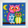 Design Works Needlepoint Kit 5"X5"-Owls - 5A0032QL-1H4FQ