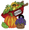 Design Works Plastic Canvas Wall Decor Kit-Wheel Barrow - 5A0032P3-1H4DM