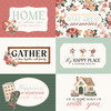 25 Pack - Feels Like Home Double-Sided Cardstock 12"X12"-6X4 Journaling Cards - 5A0033XR-1H5NR