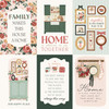 25 Pack - Feels Like Home Double-Sided Cardstock 12"X12"-4X6 Journaling Cards - 5A0033XR-1H5NJ