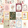 25 Pack - Pressed Floral Double-Sided Cardstock 12"x12"-3x4 Journaling Cards - 5A0033YC-1H5NZ - 810192596492