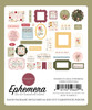 3 Pack - Carta Bella Cardstock Ephemera-Icons, Pressed Floral - 5A0033YN-1H5M9